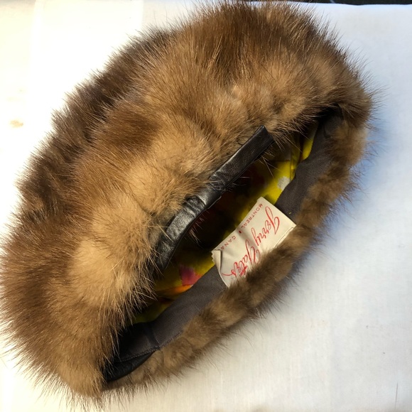 Vintage Genuine Beaver Fur Hat - Jerry Yates - Made in Canada - Picture 2 of 10